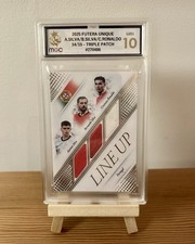 Cristiano Ronaldo Bernardo Silva Antonio Silva Triple Match Worn Patch /15 G10 !