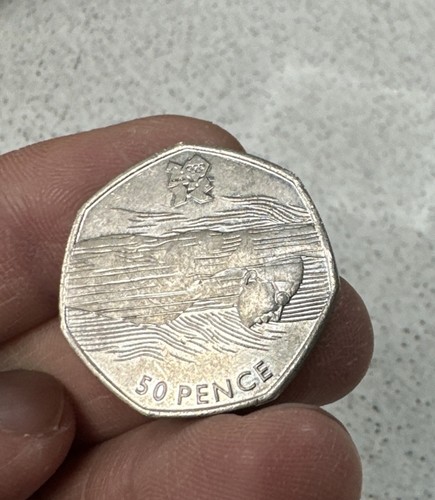 Rare london olympic 2012 50p - rare,