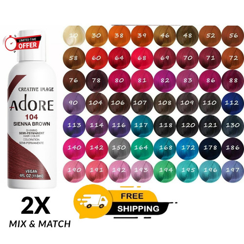 Adore semi permanent hair - 2x,