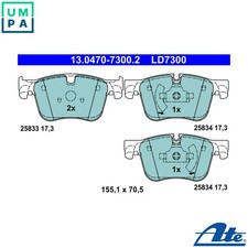 BRAKE PAD SET DISC BRAKE