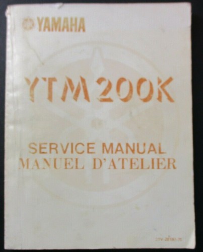Yamaha ytm200 1982 trike - ytm200, k
