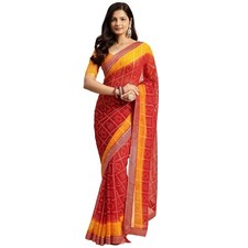 Women's Chiffon Bandhani