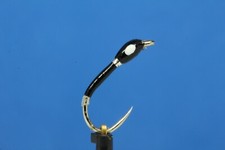 3 X Wicked white Vicar Buzzer size 12 BLACK HOOKS