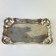 Antique Arts And Crafts Omar Ramsden Signed Solid Silver Dish 1927 11.6cm X 7cm