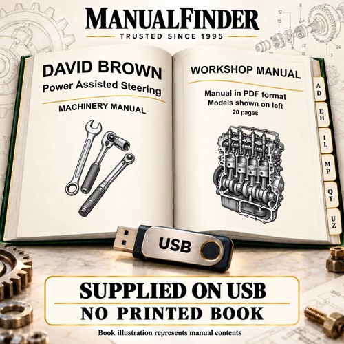 David brown power assisted - brown,