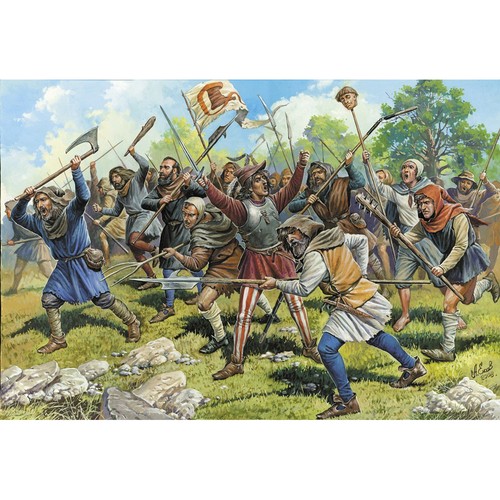 Zvezda 8059 medieval peasants - 8059,