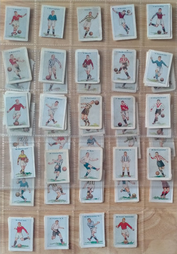 Thomson football team cards - dc,