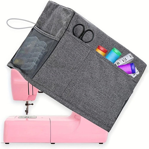Sewing machine cover with - machine,