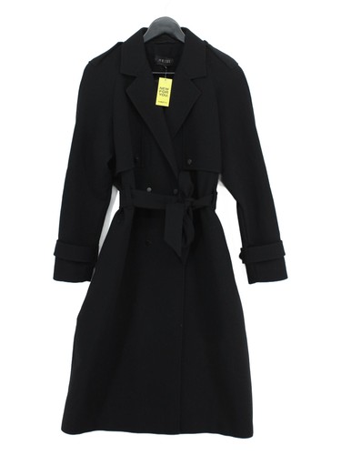 Reiss women coat 10 black - coat,