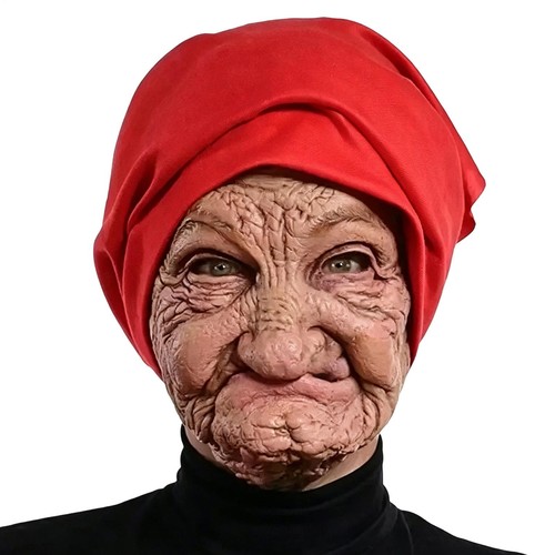 Old woman mask - mask, realistic