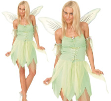 Tinkerbell Ladies World Book Day Fairy Fancy Dress Costume + Wings