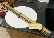 Antique Vintage Semi Circle Heavy Brass Stair Rods Bars x 16 - No Clips