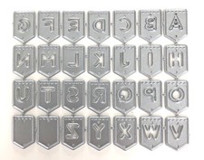 Alphabet Die Cutters Metal Die