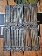 Antique Old Vintage victorian asthetic movement finger push door plate Reg#