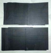 75 x Black Royal Mail Stock Cards Stockcards 21.5x23.5cm