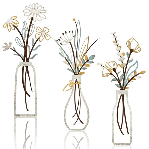 Pcs metal flower wall - metal, arts