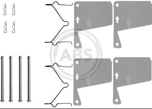 Front brake pad - front, kit