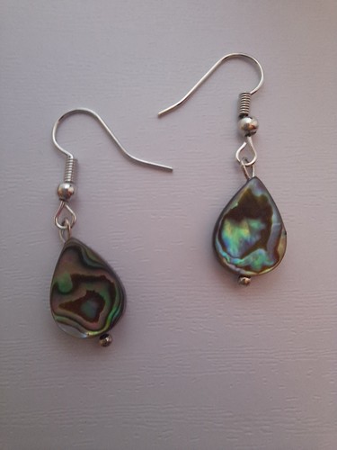 Natural abalone shell - natural, water