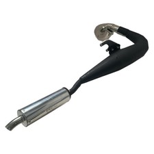 Lambretta Series 1 2 Li TV Sterling Expansion Performance Exhaust - Black