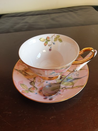 Ornate tea cup saucer - ornate, and