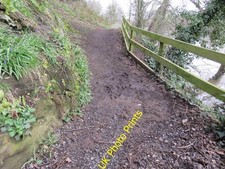Photo 8x6 The Marches Way and a bench mark Chester The Marches Way follow c2016