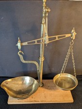 Antique Brass Weighing Scales