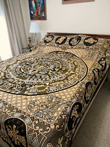 Woven large mexican blanket - woven,