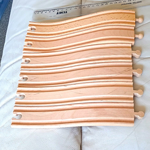 Wooden toy train - toy, track