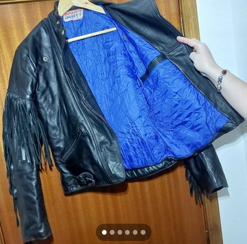 Vintage ladies leather fringed - ladies,