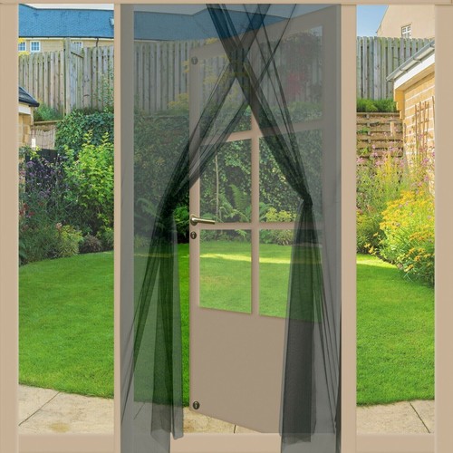 Magic black curtain door - magic, mesh