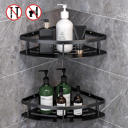 2pcs corner shower rack shelf - rack,