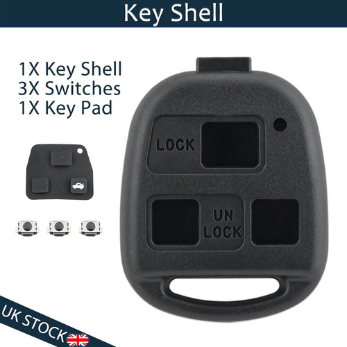 Remote key fob case button - key,