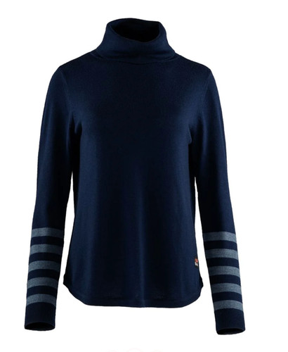 Isobaa womens merino roll - merino, neck