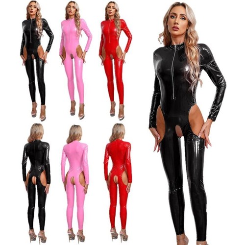 Women bodysuit pvc - women's,