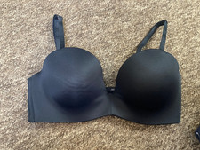 34C black push up strapless bra primark - brand new