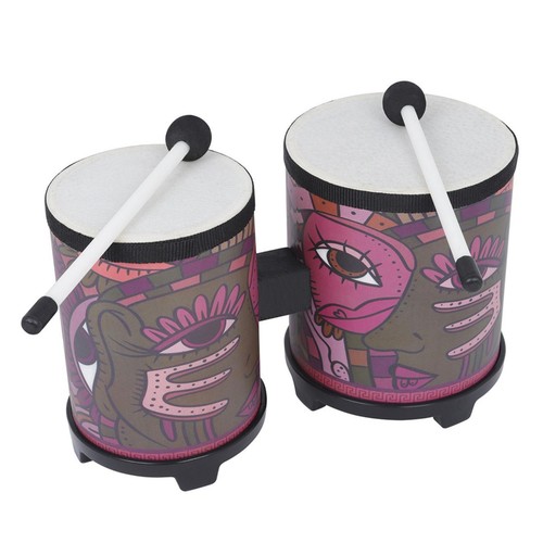 Bongo drums with - with, mallets