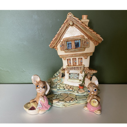 Pendelfin rabbit figurines - pendelfin,