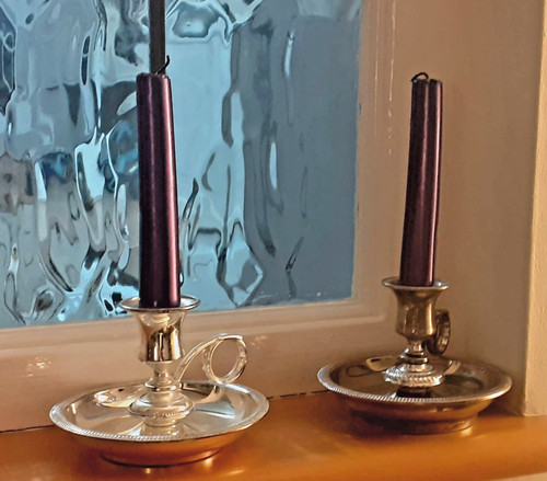 Vintage pair silver plated - pair,