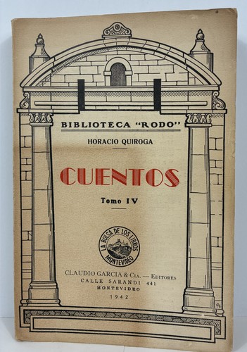 Horacio quiroga cuentos tomo - horacio,