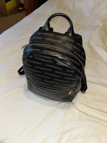 Emporio armani backpack black - emporio,
