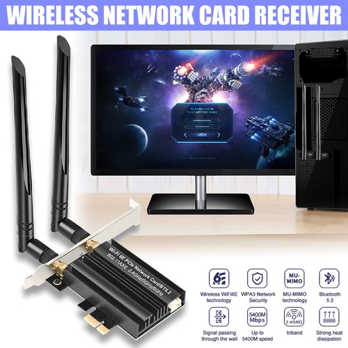 Wifi pcie card for desktop - wifi, 6e