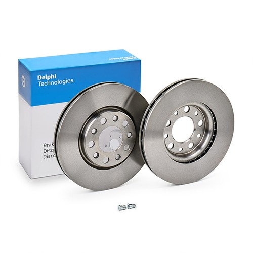Delphi front plain brake disc - delphi,