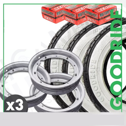 Wheels complete white band - wheels,