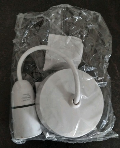 Pendant light fitting white - pendant,