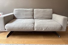 BoConcept Carlton Sofa in Light Grey Frisco Fabric with Aquaclean Protection