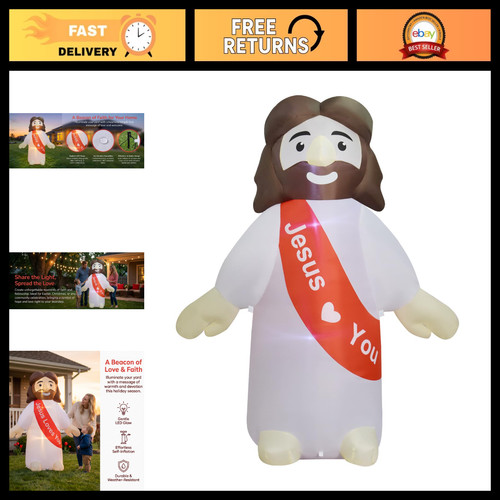 6ft jesus inflatable - jesus, outdoor