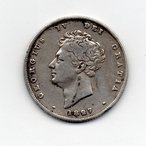 1827 shilling george iv - shilling,,