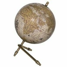 Gold Globe with Support Bars