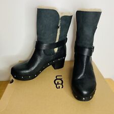 UGG Brea Boots Black For Lined