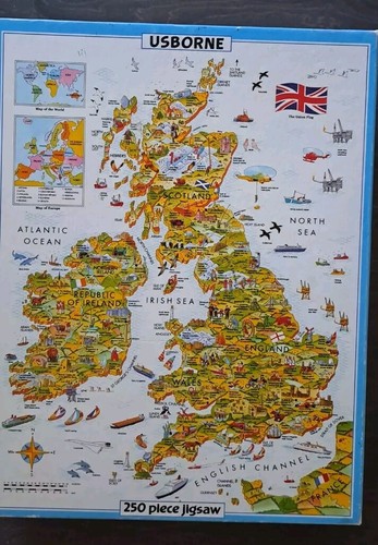 British isles jigsaw 250 - jigsaw,